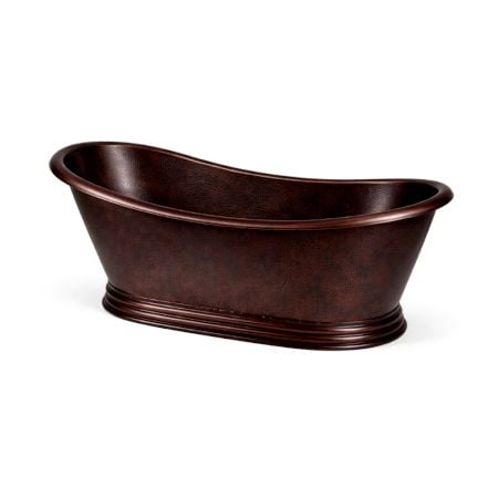 Luxury Copper Bathtub With Mexican Patina Deep Tones